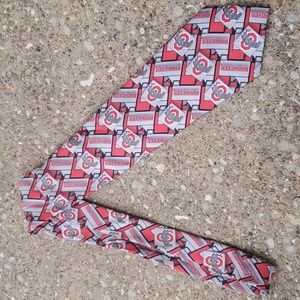 Ohio State University Buckeyes Eagle Neckwear 100% Silk Tie